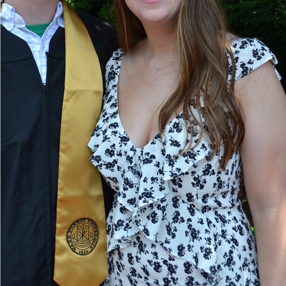 Black & White Floral Ruffle Sundress - Picture 5 of 5